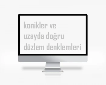 konik ve uzay-vektör-düzlem