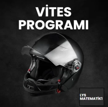 LYS MATEMATİK VİTES1 ÇÖZÜMLERİ (temmuz ödevi)